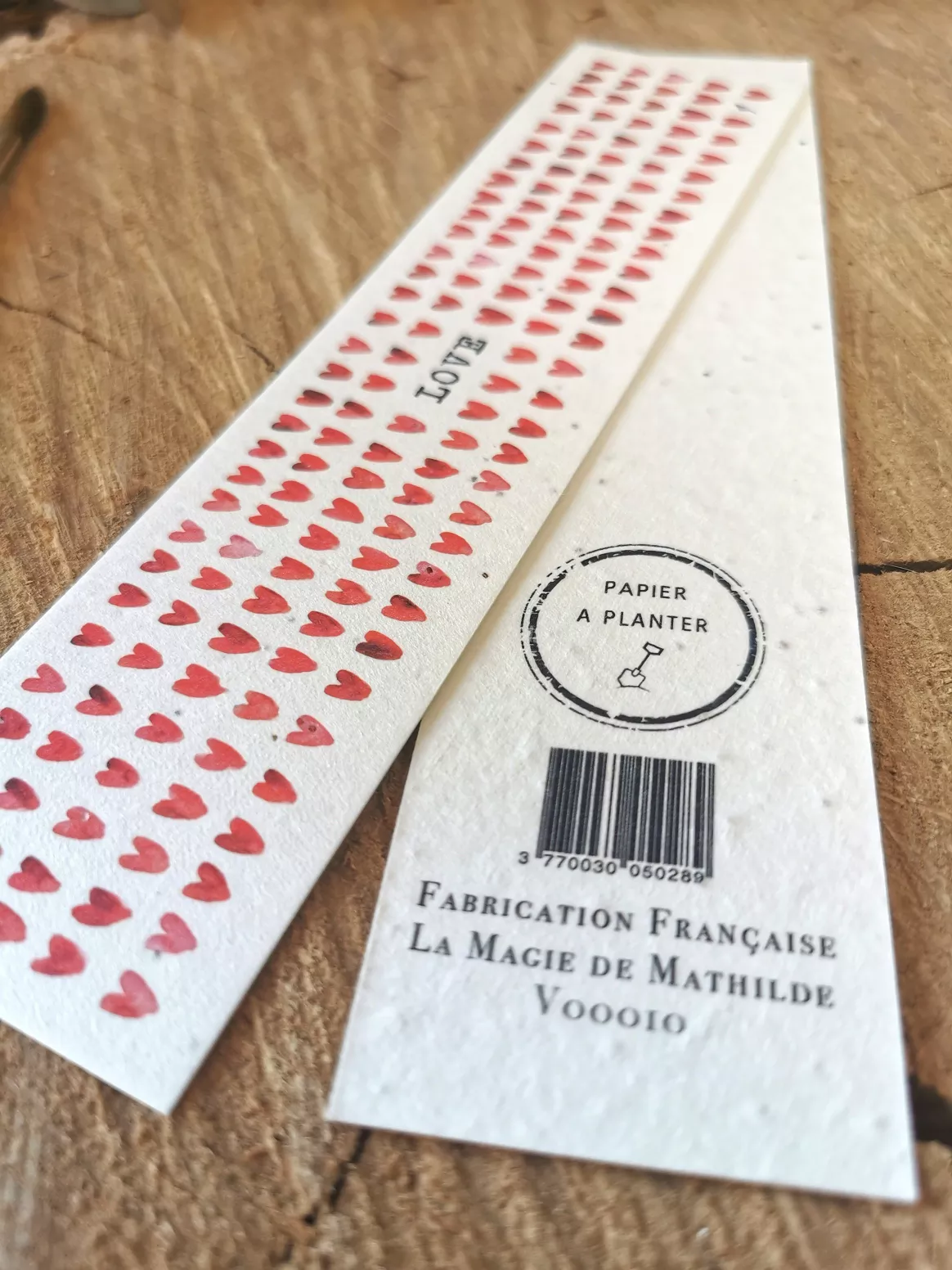 Segnalibro piantabile - Love