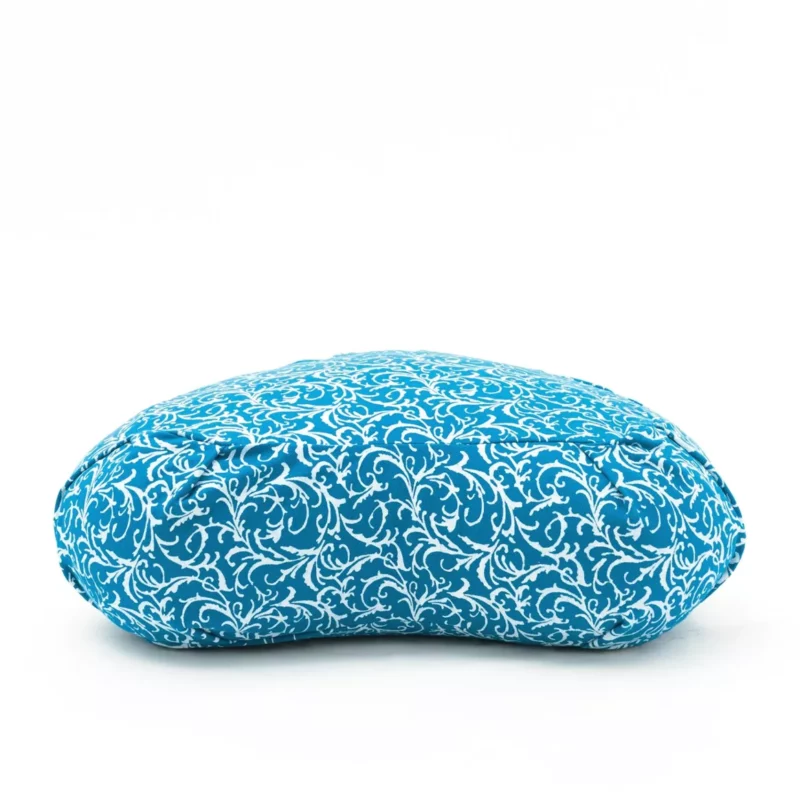 lotus-design-cuscino-meditazione-cuore-raja-turchese-fronte