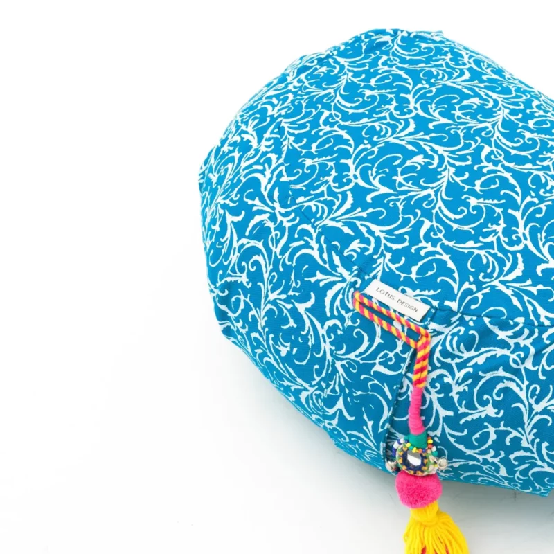 lotus-design-cuscino-Meditazione-cuore-raja-turchese