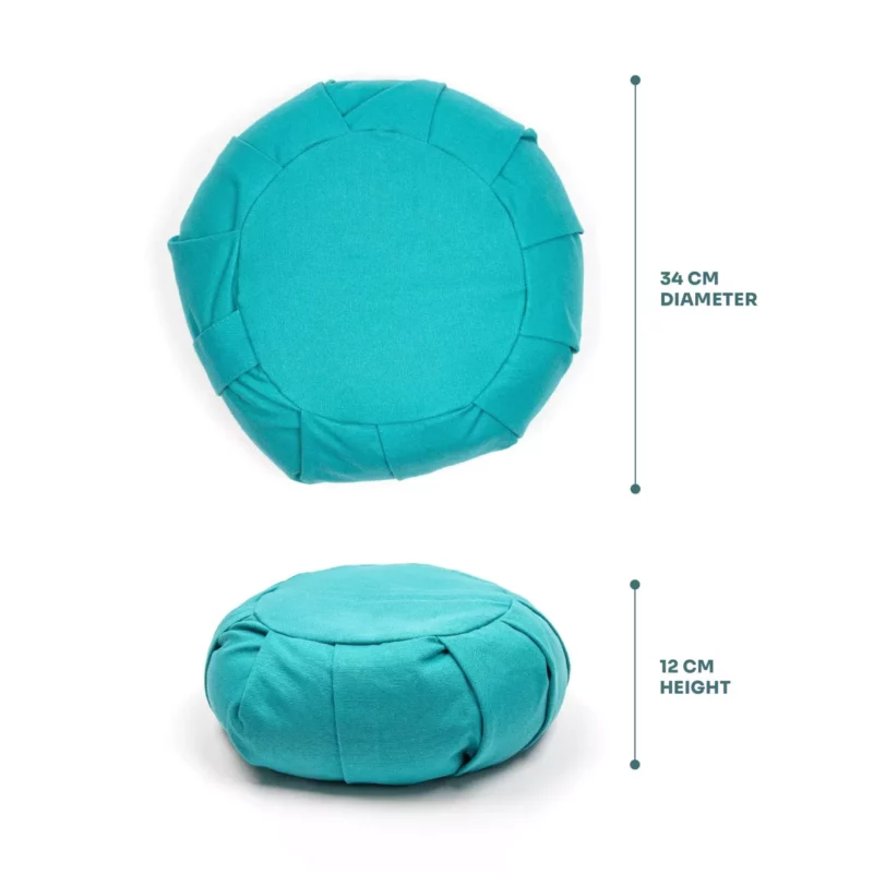 myga-misure-cuscino-meditazione-zafu-turchese