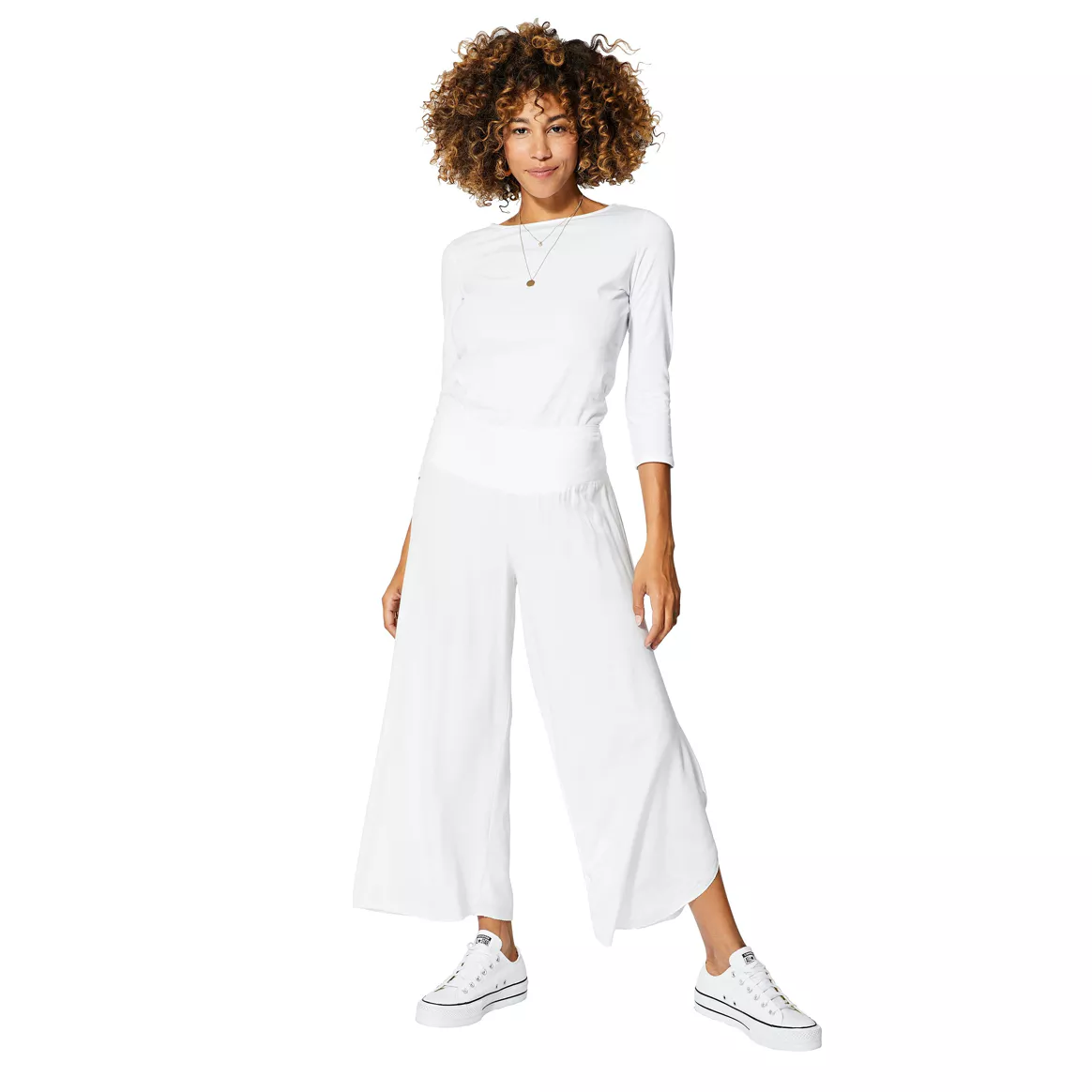 Pantalone Harem Bianco PA1028F