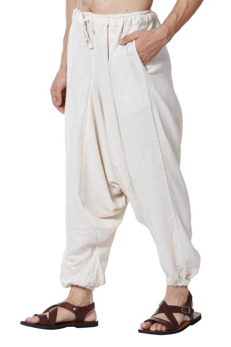 pantaloni-eco-unisex-doppia-cucitura-ecru-lato