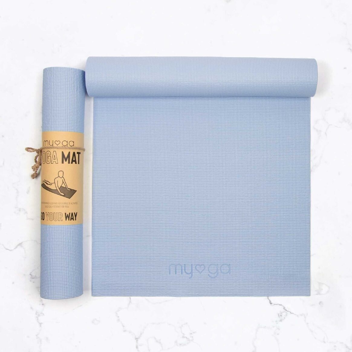 Tappetino Yoga Basic Celeste